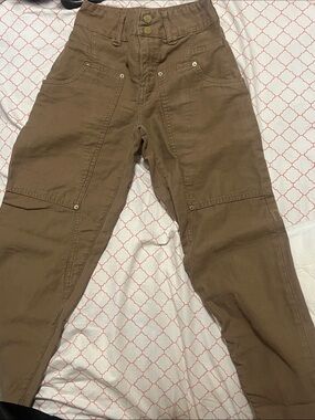Frame Denim Brown Cargo Trousers